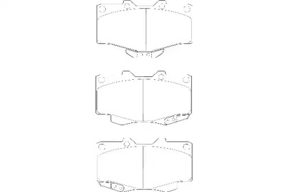 Комплект тормозных колодок (WAGNER: WBP21679A)