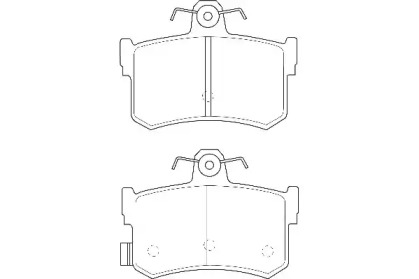 Комплект тормозных колодок (WAGNER: WBP21682A)