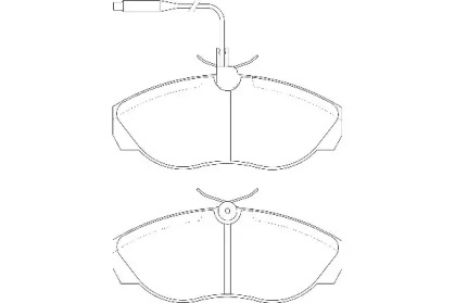 Комплект тормозных колодок (WAGNER: WBP21797A)