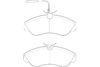 Комплект тормозных колодок (WAGNER: WBP21799A)
