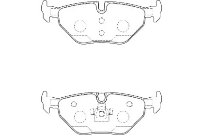 Комплект тормозных колодок (WAGNER: WBP21934B)