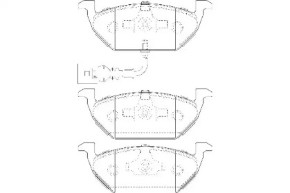 Комплект тормозных колодок (WAGNER: WBP23130C)