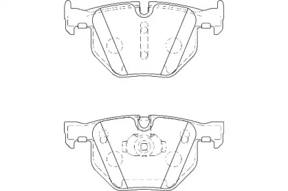 Комплект тормозных колодок (WAGNER: WBP23447A)
