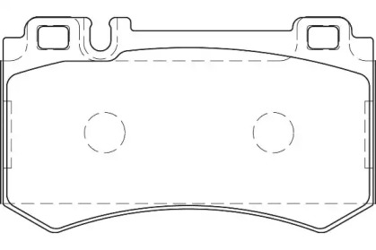 Комплект тормозных колодок (WAGNER: WBP23478A)