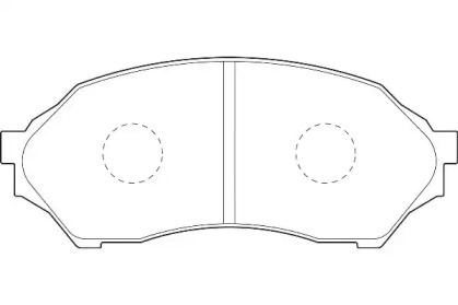 Комплект тормозных колодок (WAGNER: WBP23490A)