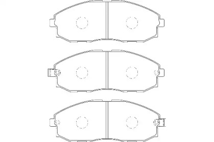 Комплект тормозных колодок (WAGNER: WBP23536A)