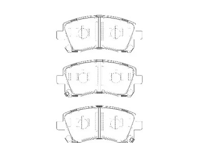 Комплект тормозных колодок (WAGNER: WBP23558A)