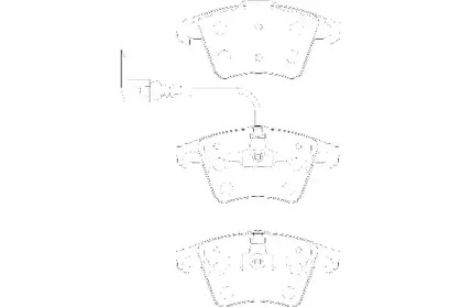 Комплект тормозных колодок (WAGNER: WBP23746B)