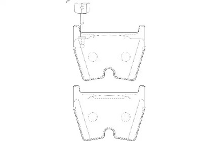 Комплект тормозных колодок (WAGNER: WBP23751A)