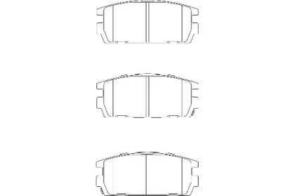Комплект тормозных колодок (WAGNER: WBP23813A)