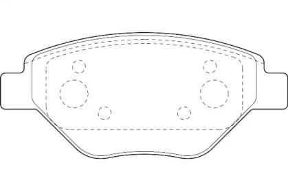Комплект тормозных колодок (WAGNER: WBP23934A)