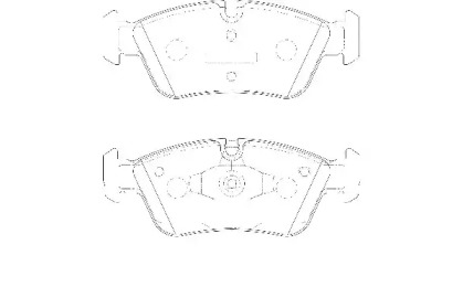Комплект тормозных колодок (WAGNER: WBP23935A)