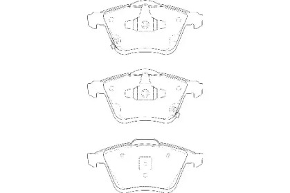 Комплект тормозных колодок (WAGNER: WBP24002A)