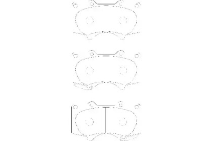 Комплект тормозных колодок (WAGNER: WBP24024A)