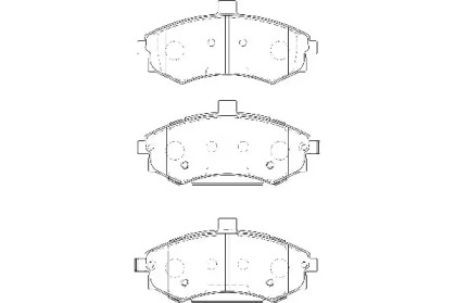 Комплект тормозных колодок (WAGNER: WBP24031A)