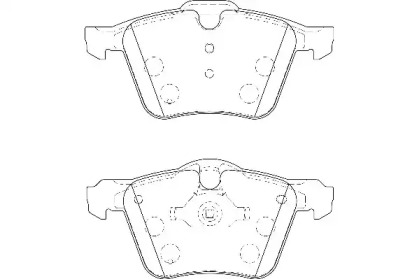 Комплект тормозных колодок (WAGNER: WBP24142A)