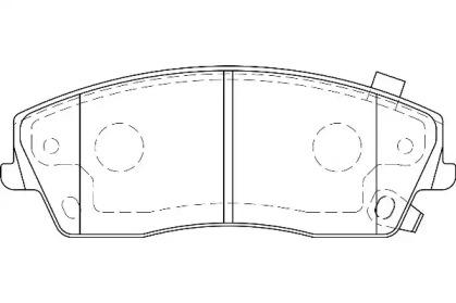 Комплект тормозных колодок (WAGNER: WBP24166A)