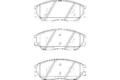 Комплект тормозных колодок (WAGNER: WBP24167A)