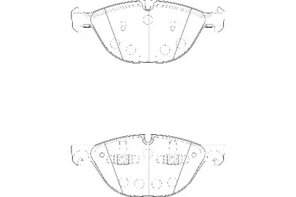 Комплект тормозных колодок (WAGNER: WBP24172A)