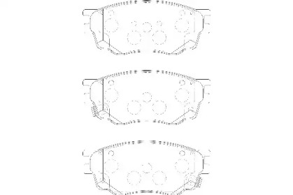 Комплект тормозных колодок (WAGNER: WBP24246A)
