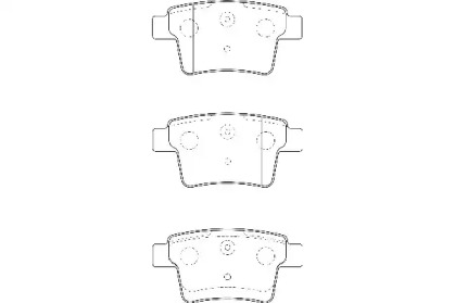 Комплект тормозных колодок (WAGNER: WBP24260A)