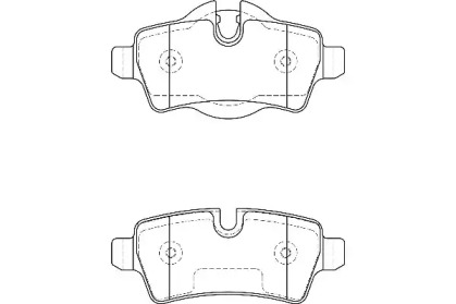 Комплект тормозных колодок (WAGNER: WBP24289A)