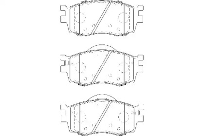 Комплект тормозных колодок (WAGNER: WBP24317A)
