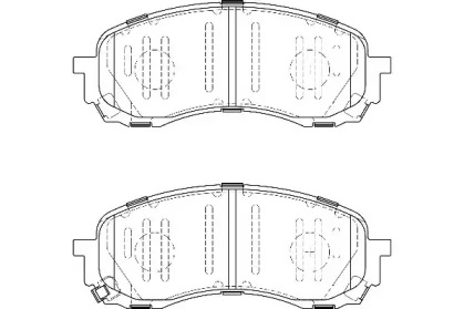 Комплект тормозных колодок (WAGNER: WBP24372A)
