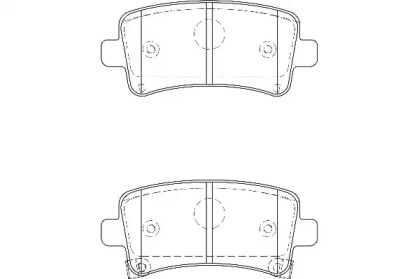 Комплект тормозных колодок (WAGNER: WBP24421B)