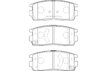 Комплект тормозных колодок (WAGNER: WBP24498A)