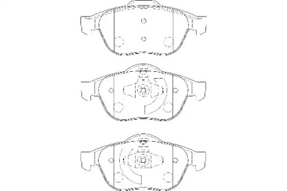 Комплект тормозных колодок (WAGNER: WBP24536A)