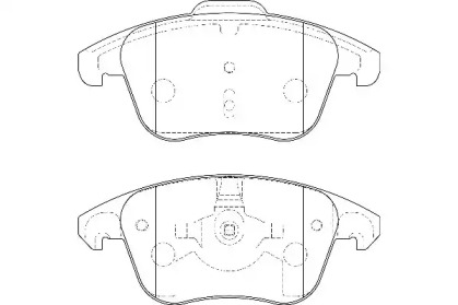 Комплект тормозных колодок (WAGNER: WBP24557A)