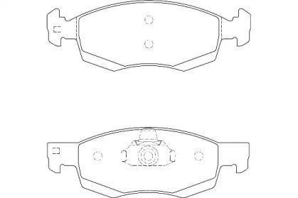 Комплект тормозных колодок (WAGNER: WBP24673A)