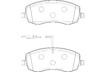 Комплект тормозных колодок (WAGNER: WBP24839A)