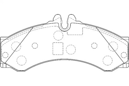 Комплект тормозных колодок (WAGNER: WBP29153A)