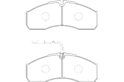 Комплект тормозных колодок (WAGNER: WBP29160A)
