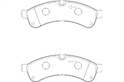 Комплект тормозных колодок (WAGNER: WBP29231A)