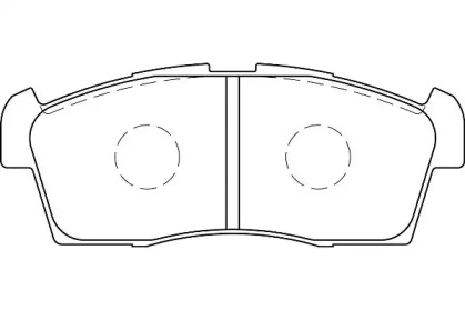 Комплект тормозных колодок (WAGNER: WBP80002A)