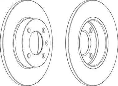 Тормозной диск (WAGNER: WGR0042-1)