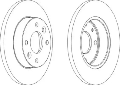 Тормозной диск (WAGNER: WGR0055-1)