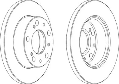 Тормозной диск (WAGNER: WGR0063-1)