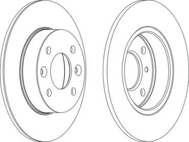 Тормозной диск (WAGNER: WGR0070-1)