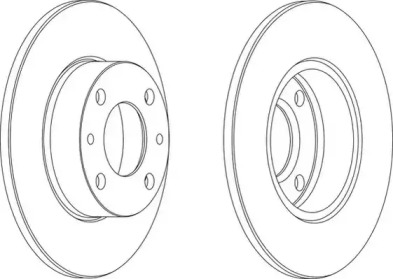 Тормозной диск (WAGNER: WGR0083-1)