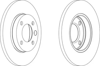 Тормозной диск (WAGNER: WGR0103-1)