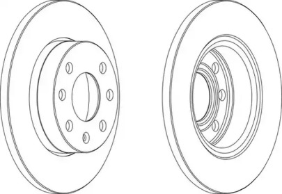 Тормозной диск (WAGNER: WGR0116-1)