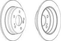 Тормозной диск (WAGNER: WGR0122-1)