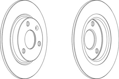 Тормозной диск (WAGNER: WGR0132-1)