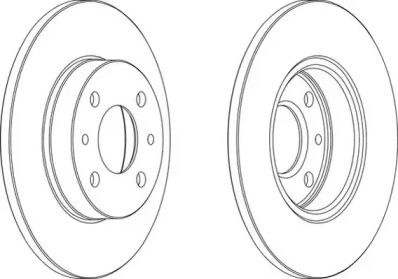 Тормозной диск (WAGNER: WGR0140-1)