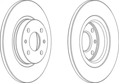 Тормозной диск (WAGNER: WGR0141-1)