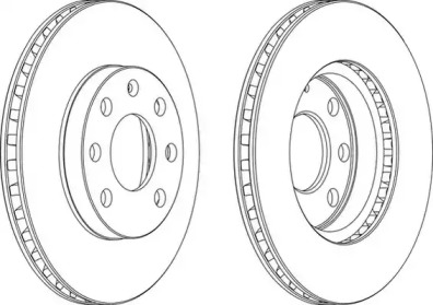 Тормозной диск (WAGNER: WGR0151-1)